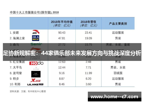 足协新规解密：44家俱乐部未来发展方向与挑战深度分析